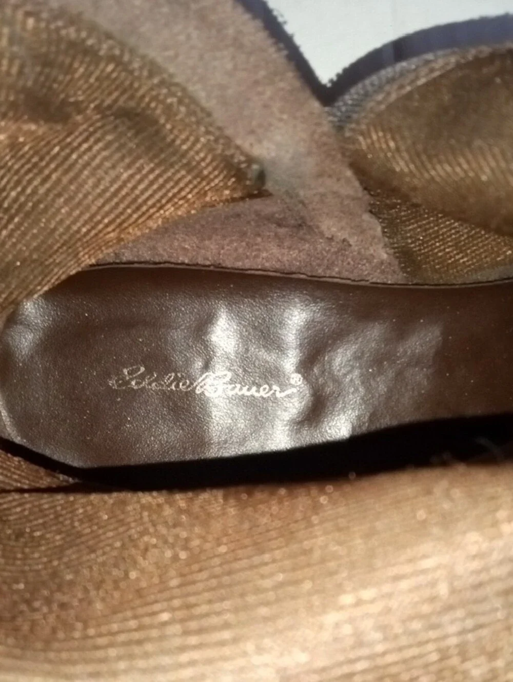 Eddie Bauer Tall Leather Riding Boots Wide Calf Size 9W